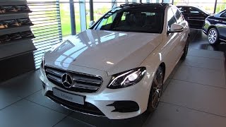 MercedesBenz E Class AMG New 2017 Start Up Drive In Depth Review Interior Exterior [upl. by Aeiram497]