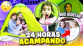 PASAMOS 24 HORAS ACAMPANDO😱😝  Hermanas JM [upl. by Isnan]