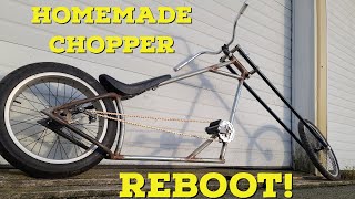 Custom Homemade Chopper Bicycle Reboot [upl. by Rebecca]