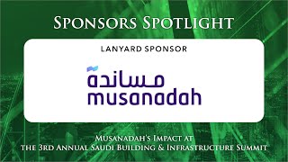 SBIS 2024 Lanyard Sponsor Spotlights  Musanadah Facilities Management [upl. by Nagyam596]