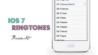 Get iOS 7 Ringtones For iOS 6x iDevices [upl. by Solrak]