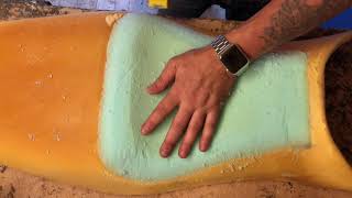 How to soften  reshape a motorcycle seat [upl. by Marienthal]