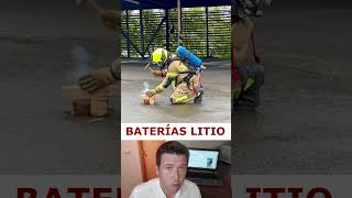 Incendios en baterías de litio eléctrico baterias incendio [upl. by Marielle]