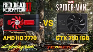 AMD HD 7770 1GB VS GTX 750 1GB  Low Price GPU Is Good For Gaming [upl. by Beatrix553]