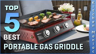 Top 5 Best Portable Gas Griddle Review in 2023  Buying Guide [upl. by Luapleahcim348]