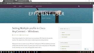 How to create Multiple Profile in Cisco AnyConnect  Windows [upl. by Nica]