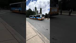 Transport Canberra Bus 717 Renault PR1802 Ansair MK l Voith Farewell Tour Departing From Bus Stop [upl. by Massab189]