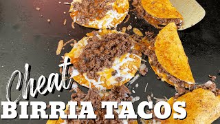 Birria Style Tacos on the Flat Top Grill [upl. by Barsky]