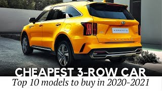 Top 10 Cheapest SUVs and Vehicles with Room for 7 Passengers 2020 Buying Guide [upl. by Annayad]