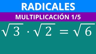 Multiplicación de radicales  Lección 13 [upl. by Bertero]