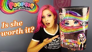 Is she worth it Poopsie Rainbow Surprise Fashion Dolls Review [upl. by Severin]