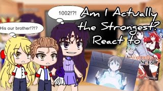 Am I Actually the Strongest react to  GACHA  GCRV  AIATS [upl. by Malin]