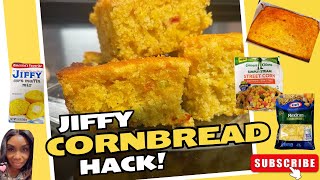 How to make the Easiest Moist amp Delicious Cornbread using Jiffy Mix Zesty Flavors reels foodie [upl. by Recha]