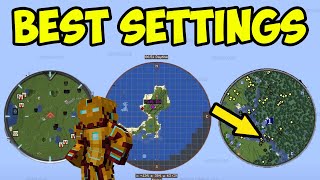 Minecraft Xaeros Minimap 1214 BEST SETTINGS all main settings 2025 [upl. by Eidoc]