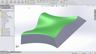 create surface in solidworks [upl. by Noxin]