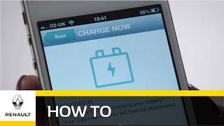 How To Control Your Electric Car from your Smartphone  Renault ZOE [upl. by Nylrebma571]