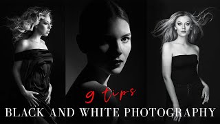 Black and white studio photography 9 tips  BW Photography [upl. by Adniled310]