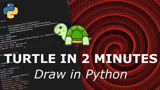 Python Turtle Graphics Tutorial for Absolute Beginners  Drawing a Spirographic [upl. by Broome]