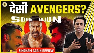 Singham Again Review Desi Avengers  Ajay Devgn Kareena Akshay Ranveer Rohit Shetty  RJ Raunak [upl. by Ozkum55]