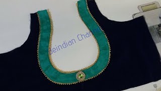 Very Beautiful Matka Gala Design Blouse Cutting amp Stitching [upl. by Bessie]