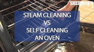 Steam Cleaning VS Self Cleaning An Oven [upl. by Yekcim]