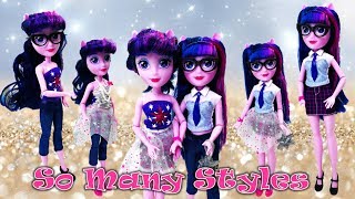 MLP Fashion show with Deluxe Twilight Sparkle So Many Styles Doll [upl. by Assillam]