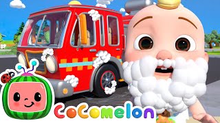 Fire Truck Wash Car Wash Song 🫧  MORE CoComelon Nursery Rhymes amp Kids Songs [upl. by Eelyrehc806]