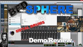 BFD SPHERE  DemoReview Metal Drums for BFD3 [upl. by Ubana]