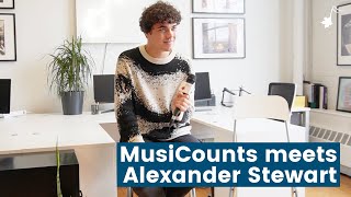 MusiCounts meets Alexander Stewart [upl. by Mosley]