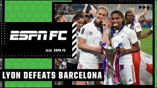 Lyon defeats Barcelona 31 to claim eighth UWCL title 🏆  ESPN FC [upl. by Adiari]