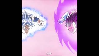 Iconic fight Of MUI Goku vs UE Vegeta ☠️  vegeta dbz fyp goku edit shorts [upl. by Molohs630]