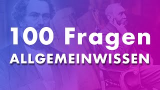 100 Quizfragen Allgemeinwissen AZ 🧠 [upl. by Riesman]