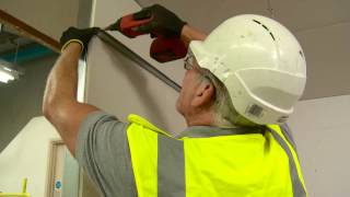 HOW TO Install a metal frame ceiling [upl. by Holzman]