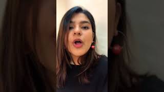 Nidhi bhanushaliSonu sings a song part1 [upl. by Oram827]