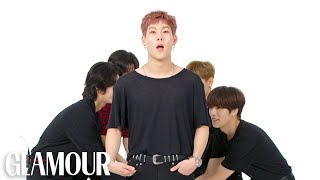 Monsta X Takes a Friendship Test  Glamour [upl. by Enoj]