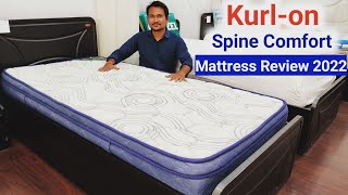 Kurlon Spine Comfort Mattress Review 2022 [upl. by Ayikat]