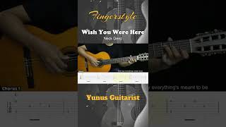 Wish You Were Here  Neck Deep  Fingerstyle Guitar Tutorial  TAB amp Lyrics [upl. by Mahalia]