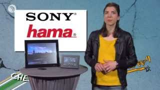 CHECK Digitale Bilderrahmen Hama Premium 15 vs Sony SFrame DPFWA700 [upl. by Zena]