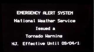 RARE Tornado Warning ON TV [upl. by Tome250]