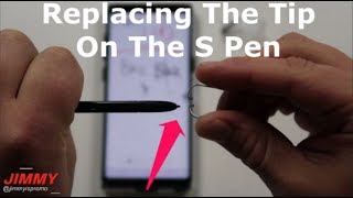 S Pen Tip Replacement  LIKE A PRO  HowTo NOTE8 [upl. by Yanrahc]