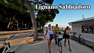 Lignano Sabbiadoro Italy Beach amp City tour [upl. by Anirbus]