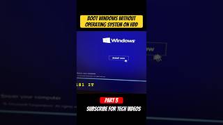 BOOT WINDOWS WITHOUT OPERATING SYSTEM Part 3 windows computer pcs hp desktop howto boot [upl. by Nonnahsed]