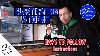 Elasticating a Pole Top kit  Easy to follow instructions  Match Fishing  ASFishingTV [upl. by Aiekat]