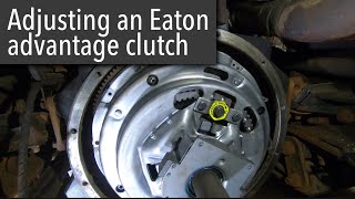 Adjusting an Eaton advantage clutch [upl. by Lutim967]