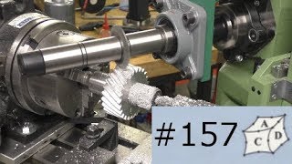 cutting helical gears [upl. by Mellitz]