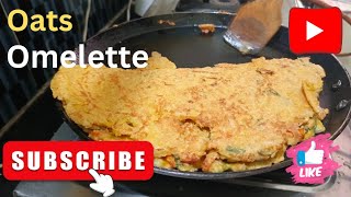 oats omelette weight loss food  healthy breakfast food in telugu recipe [upl. by Kalie79]