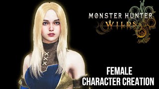 Monster Hunter Wilds Cute Female Character Creation [upl. by Cimbura]