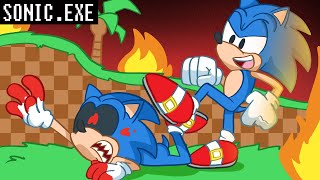 HOW TO DRAW SONIC EXE ⚡ [upl. by Anelagna683]