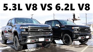 2021 Chevy Trail Boss 53L V8 Vs Chevy Trail Boss 62L V8 Is The 62 Trail Boss Worth 5000 More [upl. by Bette]