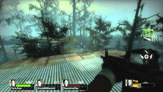 Left 4 Dead 2 Expert  Swamp Fever  3 Shanty Town [upl. by Nomed]